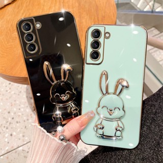 เคสโทรศัพท์ซิลิโคน กันกระแทก ลายกระต่ายน่ารัก สําหรับ Samsung Galaxy A04 A04S A13 A22 M32 S21