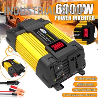 Industrial Shop 2 พอร์ต USB Charger Inverter LED Real Time แสดงผล เสียงรบกวนต่ำ Power สำหรับรถยนต์