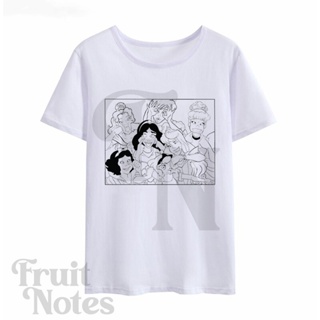 [CLEARANCE] T012 White Disney Princess Fashion Tee_03