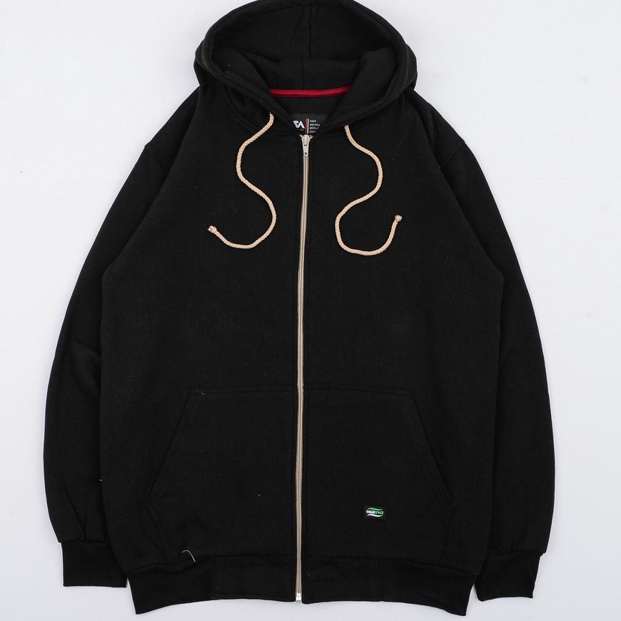 แนะนํา Nsa Ind Hoodie Zipper Bjorka สีดําซิปสีน้ําตาล II ผู้ชายผู้หญิง Oversize