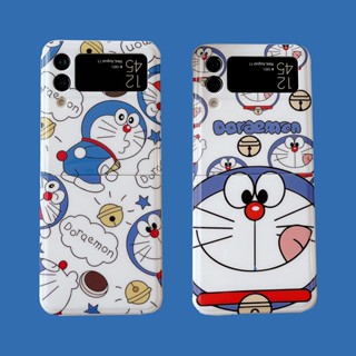 เคสโทรศัพท์มือถือ กันกระแทก ลายการ์ตูนโดราเอมอน แฟชั่น สําหรับ Samsung Z Flip 4 3