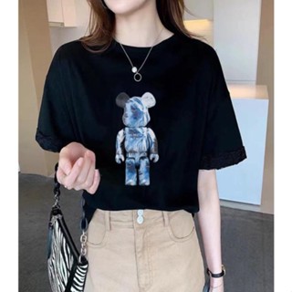 Bearbrick Unisex Wide Sleeve T-shirt, T-shirt - BEAR03_05