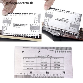 Strongaroetrtu ไม้บรรทัดวัดสายกีตาร์ เบส