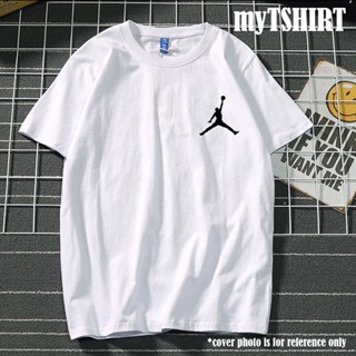 เสื้อโอเวอร์ไซ - NIKE NBA เสื้อยืดจอร์แดน ฮิปฮอป แร็พ แขนสั้น ไฮสตรีท เรโทร คอกลม สั้น NIKE เสื้อยื