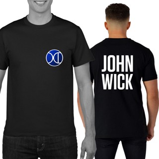 2023เสื้อยืด ลาย Jonh Wick TshIrt 2 ด้าน สําหรับผู้ชาย และผู้หญิง