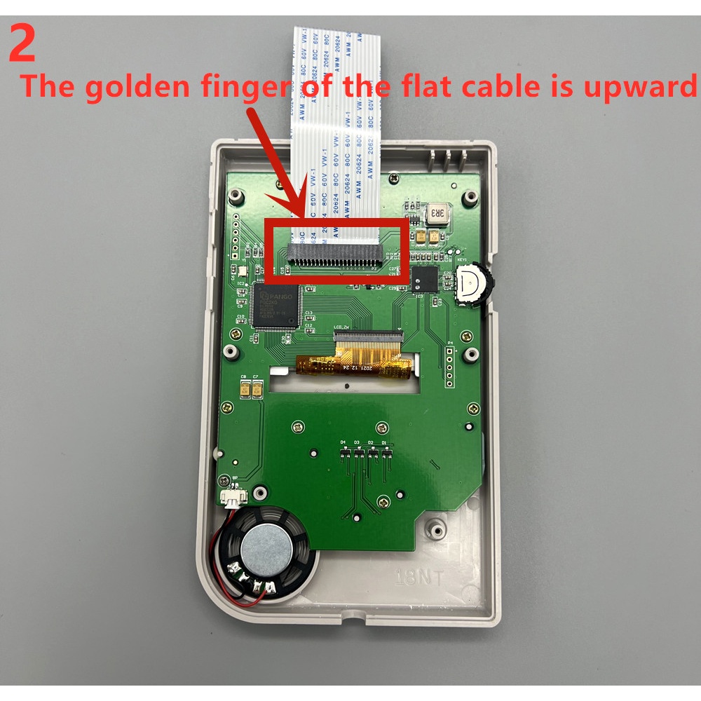 ชุดปรับแต่งหน้าจอ lcd 2.45 นิ้ว สําหรับ GB v4.0 Nintendo Gameboy GB DMG