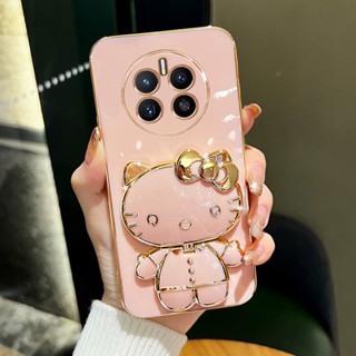 เคสนิ่ม ลายเฮลโลคิตตี้ พร้อมขาตั้ง สําหรับ HUAWEI mate50 mate40 mate30 Pro