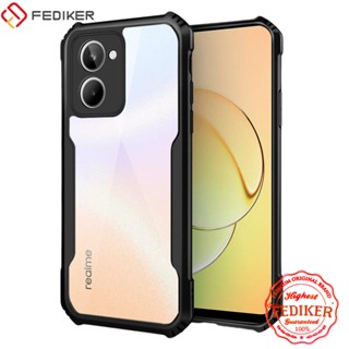 FEDIKER เคสโทรศัพท์กันกระแทกสําหรับ Realme 10 Realme 10 Pro Plus เคส Case เคสโทรศัพท์ Clear Back Anti-Knock【Beetle Series】Hard Back Shockproof Slim Thin เคสมือถือ Cover