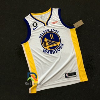 【648】นักรบ Nba Golden State 2022-23 #เสื้อกีฬาแขนสั้น ลายทีม Klay Thompson 11 สีขาว สําหรับผู้ชาย