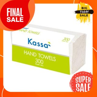 กระดาษเช็ดมือ KASSA รุ่น KS-300S1PLY สีขาวPaper towel model KS-300S1PLY white