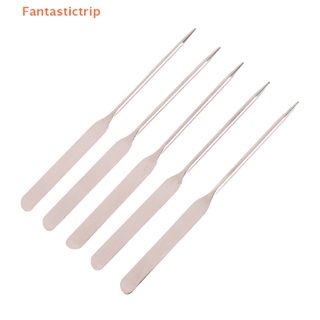 Fantastictrip 1 ชิ้น สเตนเลส สองหัว แต่งหน้า โทนเนอร์ ไม้พาย เล็บ เครื่องมือกวน แฟชั่น