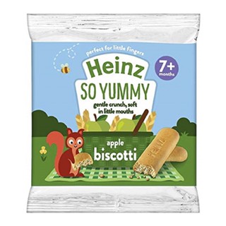 ไฮนซ์ บิสคอตติ บิสกิต รสแอปเปิล 60 กรัมHEINZ APPLE BISCOTTI 60 G