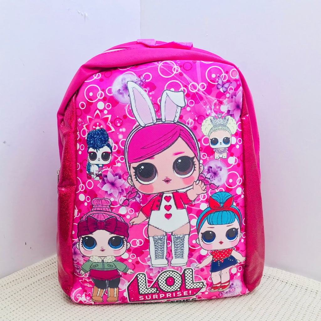 Disney Lol Print Kids Backpack R27 Size 16