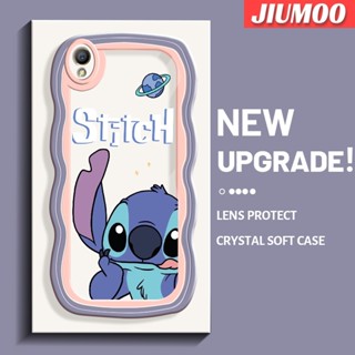 เคสโทรศัพท์มือถือแบบนิ่ม ใส กันกระแทก ลายการ์ตูน Stitch น่ารัก หลากสี สําหรับ OPPO A37 A37F NEO 9