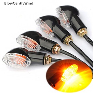 Blowgentlywind ไฟเลี้ยว LED 12V 10W สีเหลืองอําพัน สําหรับรถจักรยานยนต์ BGW