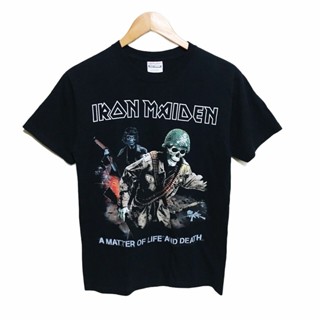 เสื้อยืด พิมพ์ลาย Iron Maiden A Matter Of Life And Death 2007 Tour ใส่สบาย ของขวัญ