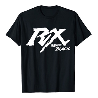 【เสื้อยืดพลัสไซซ์】เสื้อยืดผ้าฝ้าย 100% นิ่ม ระบายอากาศ พิมพ์ลาย Kamen Rider RX Edenoi Dex แฟชั่นฤดูร้อน สีดํา ไซซ์ _01