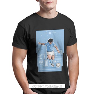 ขายดี เสื้อยืดผ้าฝ้าย พิมพ์ลาย Diego Ardo Maradona Franco RIP Mourns Argentine Football Player สีทอง สําหรับผู้ชาย FOalok28DAedce32