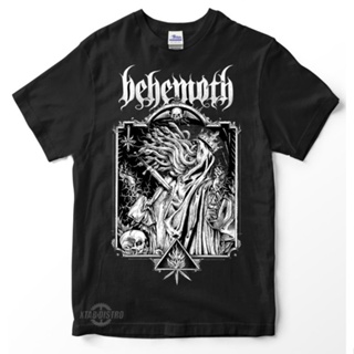 เสื้อยืด พิมพ์ลาย behemoth BAPHOMET 3 burzum โลหะ สีดํา สําหรับผู้ชาย