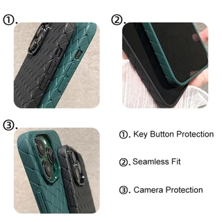 เคสโทรศัพท์มือถือหนังนิ่ม กันกระแทก ระบายอากาศ หรูหรา สําหรับ iPhone 15 14 13 12 11 Pro Max 14 15 Plus