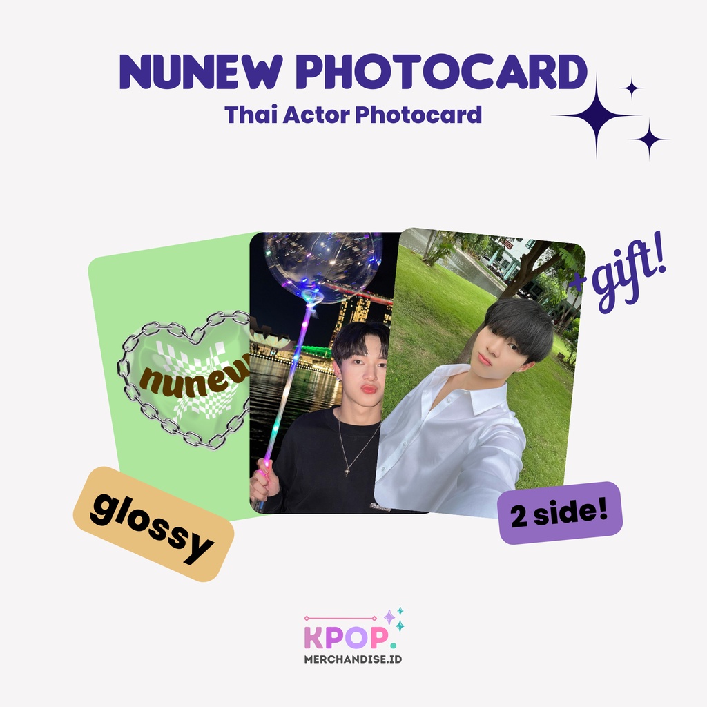 NUNEW CHAWARIN PHOTCARD COLOR นักแสดงไทย