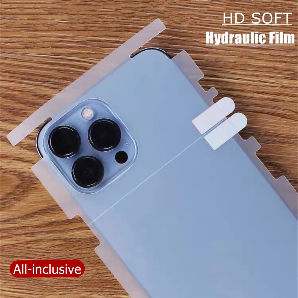 For ฟิล์มหลังไอโฟนกันรอย ฟิล์มติดรอบเครื่อง Full Body Back film Protector compatible for iPhone16ProMax 16plus 15 Pro Max 14 pro max 11 / 12/13 series 13 Pro Max