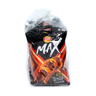 เลย์แมกซ์ LAYS บาร์บีคิวพริกแซ่บซี้ด 48กรัมX6MAX BBQ PRIKZABZEED48G.X6