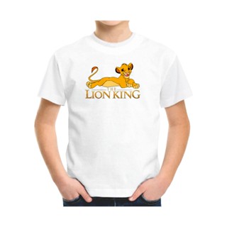 เสื้อยืด พิมพ์ลายการ์ตูน The Lion King Smile Simba สําหรับเด็ก_05