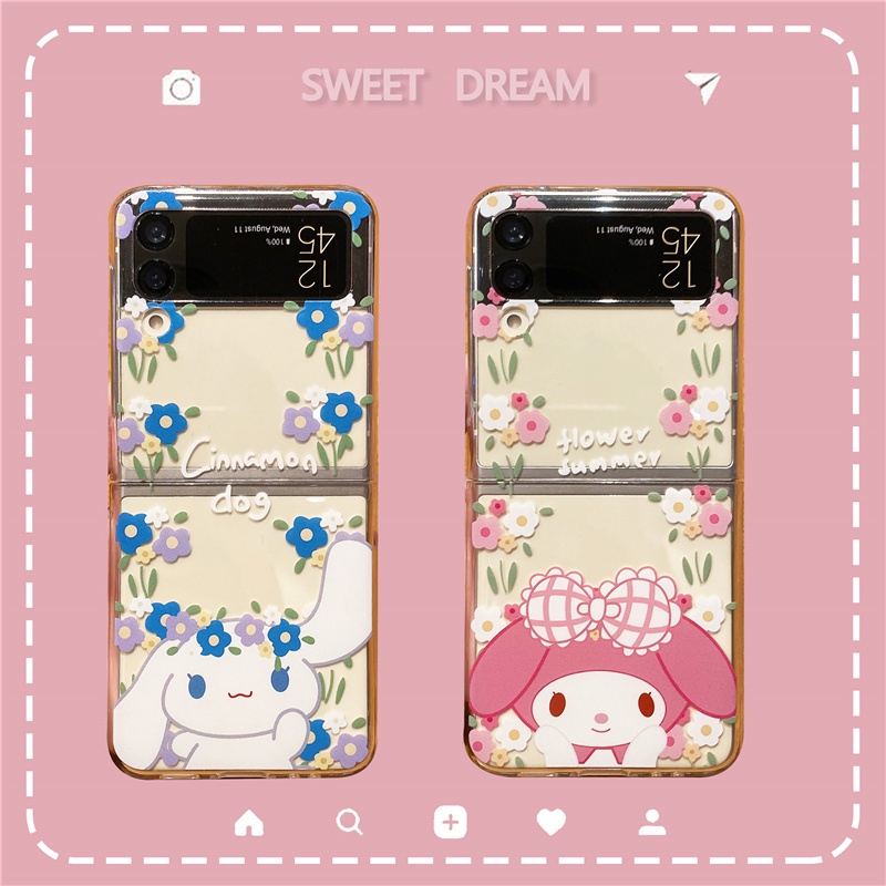 ใหม่ PC Hard สําหรับ Samsung Galaxy Z Flip7 FE 6 4 3 Flip5 5G น่ารักเต็มวงกลมป้องกันความคิดสร้างสรรค์ปลอกสําหรับ Galaxy Z ฝาครอบ - รูปที่ 7