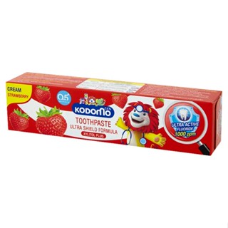 โคโดโมยาสีฟัน รสสตรอเบอร์รี่ 65ก.KODOMO BABY TOOTHPASTE 65G. STRAWBERRY