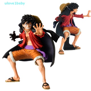 Ulove1bsby ฟิกเกอร์อนิเมะ One Piece King Monkey D Luffy Ghost Island Battle Suit ของเล่นสําหรับเด็ก