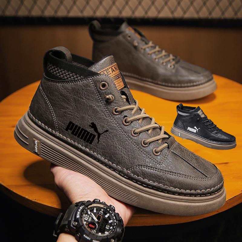 รองเท้าหนังลําลองผู้ชาย Oxfords รองเท้าผ้าใบแฟชั่นรองเท้าสบาย