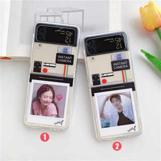 ใหม่ เคสโทรศัพท์มือถือ PC แบบแข็ง ป้องกันกล้อง เต็มเครื่อง สร้างสรรค์ สําหรับ Samsung Galaxy Z Flip4 3 Flip5 5G