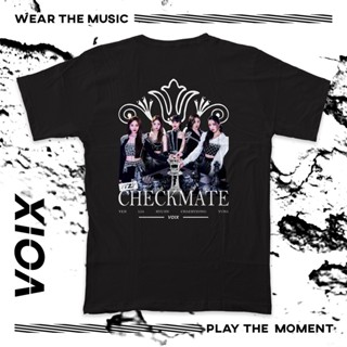 oversize T-shirt เสื้อยืด พิมพ์ลาย Kpop ITZY "CHECKMATE" S-5XL