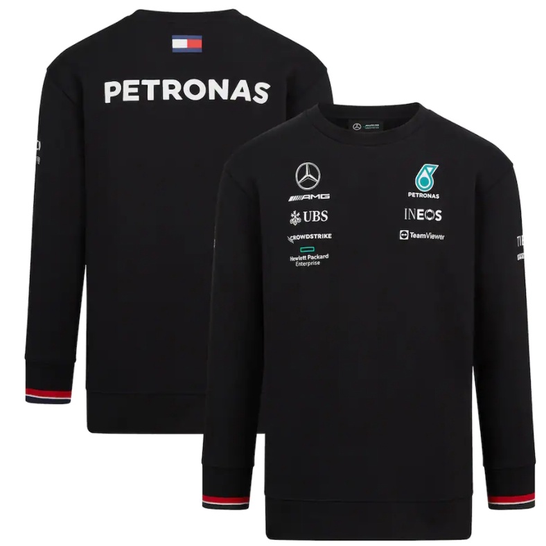 2022 ใหม่ล่าสุด F1 Racing Suit + Mercedes Benz Team F1 Racing Jersey + เสื้อยืดแขนยาวฤดูร้อน Unisex