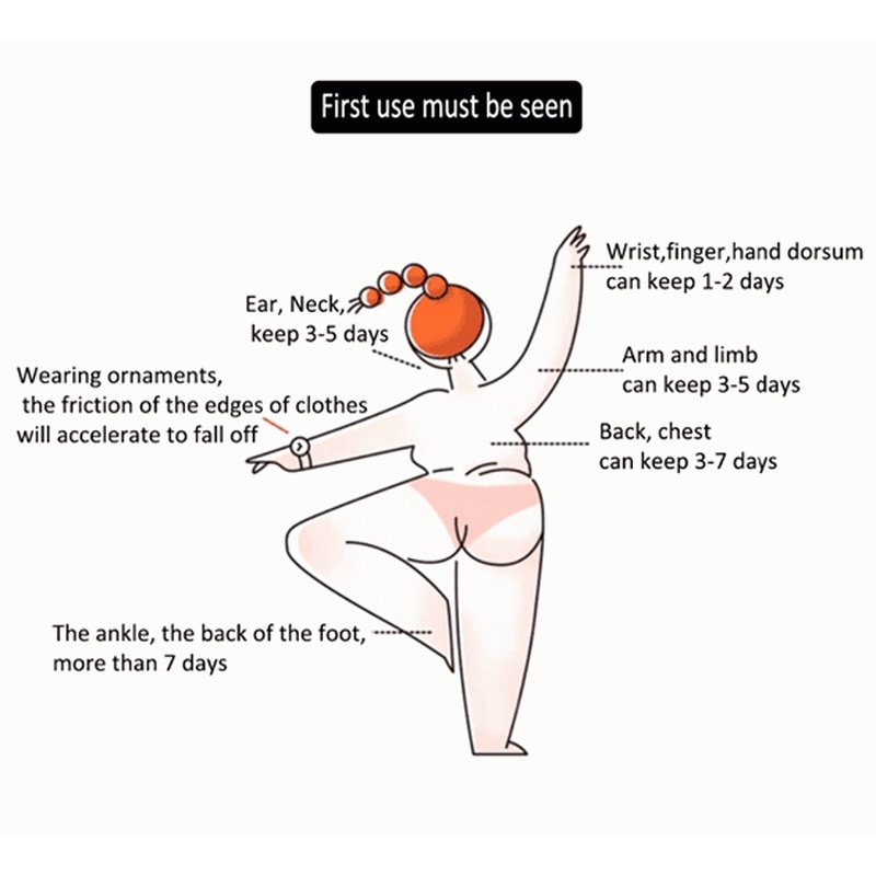 สติกเกอร์รอยสักชั่วคราว ลายคลื่น ปลาคาร์พ กันน้ํา สําหรับผู้ชาย และผู้หญิง - รูปที่ 6