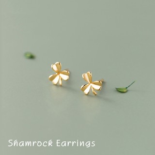 Shamrock Earrings ต่างหูเงินแท้ S925