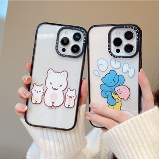 Casetify เคสโทรศัพท์มือถืออะคริลิค ลายสุนัขน่ารัก คุณภาพสูง สําหรับ iPhone 13 Pro Max 14 Pro Max 14 12 Pro Max 12 14Pro 13 14 plus 12Pro 11 13Pro