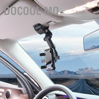 Docool Mo Sun Visor Phone Mount มัลติฟังก์ชั่นที่ปรับได้ รถ ตัวยึดนำทางโทรศัพท์สำหรับสมาร์ทโฟนส่วนใหญ่