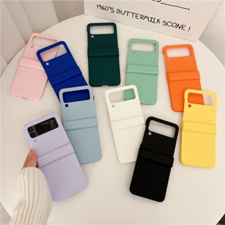 เคสโทรศัพท์มือถือ TPU นิ่ม เนื้อแมตต์ กันกระแทก สีมาการอง สําหรับ Samsung Galaxy Z Flip 4 Z Flip 3