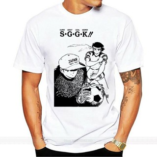 เสื้อยืด ผ้าฝ้าย พิมพ์ลายการ์ตูน Holly E Benji Captain Tsubasa Cartone Anni 80 shubuzhi สําหรับผู้ชาย_03