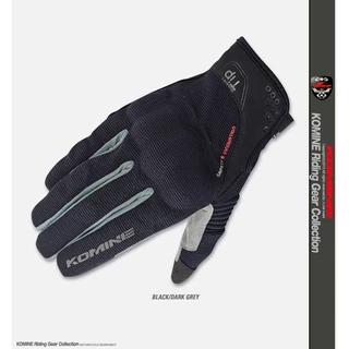 Komine GK183 ถุงมือตาข่าย ป้องกัน BRAVE หน้าจอสัมผัส ถุงมือขี่รถจักรยานยนต์