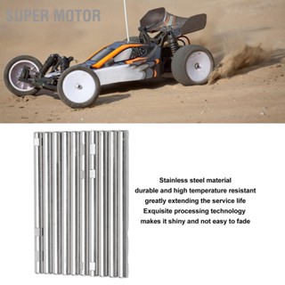 Super Motor 10 ชิ้นเพลามอเตอร์แบบไม่มีแปรงสแตนเลส 4 มม. Dia เพลามอเตอร์สำหรับ RC รถเครื่องบินเรือเงิน