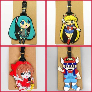 Hatsune Miku ป้ายแท็กกระเป๋าเดินทาง ขนาดเล็ก ลายซากุระ สวยงาม สําหรับเด็กผู้หญิง luggage tag แท็กกระเป๋าเดินทาง แท็กกระเป๋า tag กระเป๋าเดินทาง