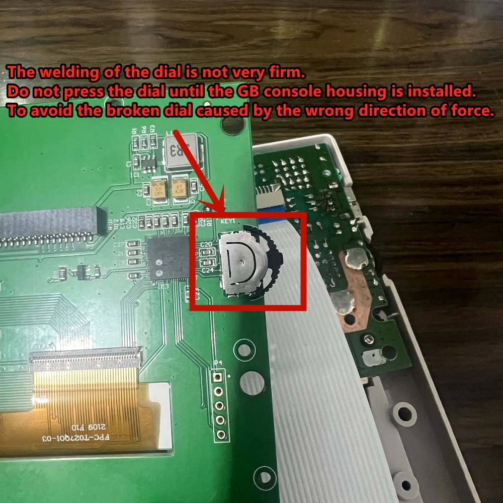 ชุดปรับแต่งหน้าจอ lcd 2.45 นิ้ว สําหรับ GB v4.0 Nintendo Gameboy GB DMG