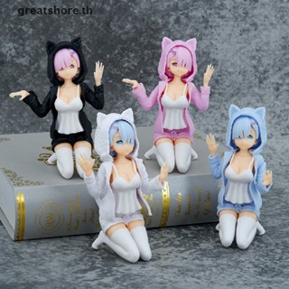 Greatshore ฟิกเกอร์มังงะ Re: Zero หูแมว ของเล่น สําหรับตกแต่งห้อง