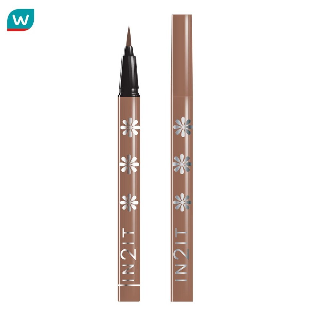 In2It อินทูอิท แฮร์ บรัช อายไลเนอร์ เพน วอเตอร์พรูฟ 0.6ก. 03 คาราเมล ซูก้าร์