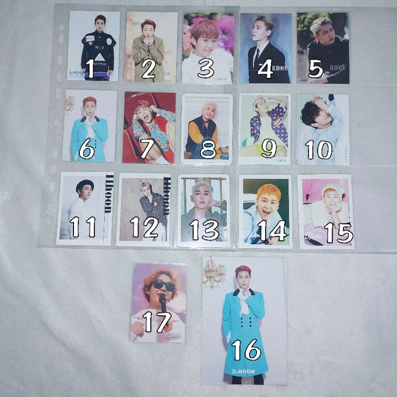 JUNG ILHOON SBOB ญี่ปุ่นโฟโต้การ์ด