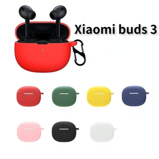 【ของแท้】เคสหูฟัง แบบนิ่ม ลายการ์ตูน สีพื้น สําหรับ Xiaomi Buds 3