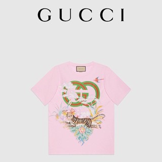 [Star Style] [ของขวัญปีใหม่] Gucci Gucci 2022 เสื้อยืด ลายตรุษจีนaz&gt;